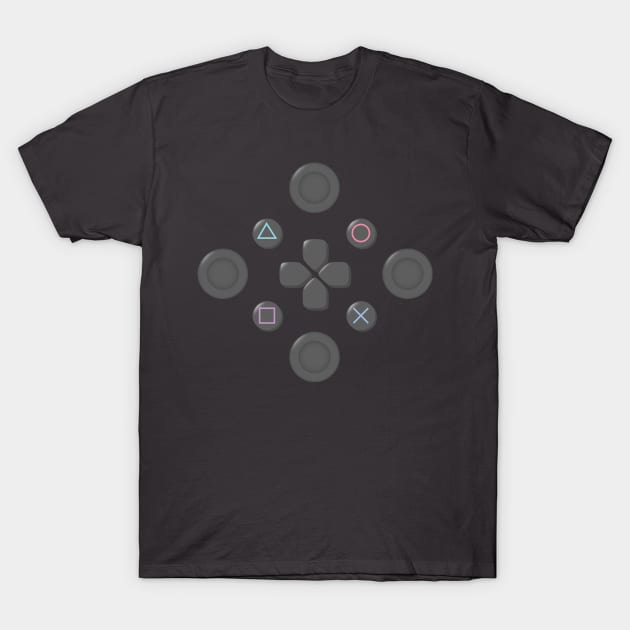 Button Masher T-Shirt by AlexMathewsDesigns